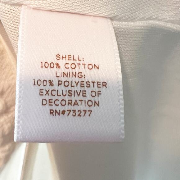 LC Lauren Conrad Button Front Dress Sz M‎ White - Picture 8 of 8